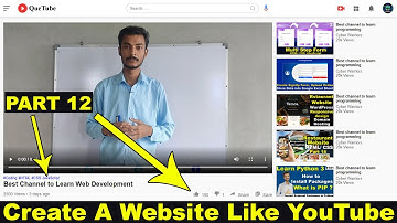 How to create a website like YouTube using HTML/CSS and JavaScript, How to create a website HTML/CSS