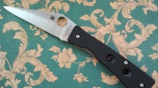 Обзоротест Spyderco Chokwe (часть #1)