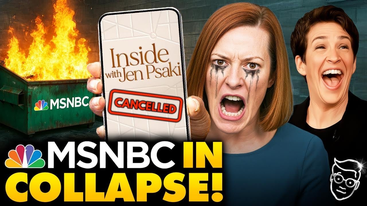 PANIC at MSNBC: Jen Psaki Getting CANCELED?! Ratings in Total COLLAPSE as Fox News Dominates...