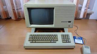 Apple Lisa 2 booting into MacWorks XL