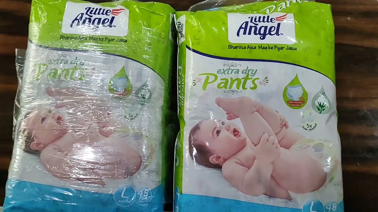 Buy Little Angel Premier Pants Baby Diapers, Large (L) Size, 42 Count with  Wetness Indicator, 9-14 Kg Online at Best Prices in India - JioMart.