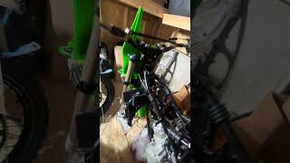 Kx100 build Sneak peek 🫣 🔥🔥#dirtbike #diy #kx100 #kawasaki #bikelife #project #shorts #fyp