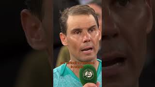 Rafael Nadal gives a heartfelt speech after defeat to Alexander Zverev 🥹🎾