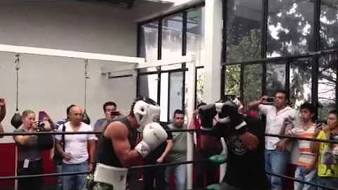 Juan Manuel Mrquez vs rocky Santillo Sparring sesin