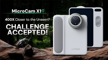MicroCam X1：4K Pocket Microscope Camera for Outdoor Exploration