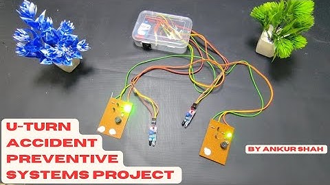 🔄 How to make U-Turn Road  Accident Safety Prevention System | 🚦 #DIY #SchoolProject #scienceproject