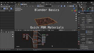 Blender Basics -  How To Quickly Add PBR Materials