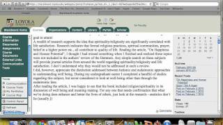 Using blog and wiki on Bb