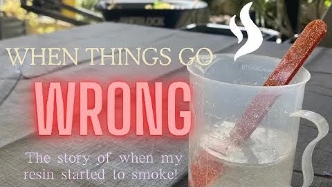 Resin FAIL | Flash Cure | Epoxy Resin | when things go wrong!