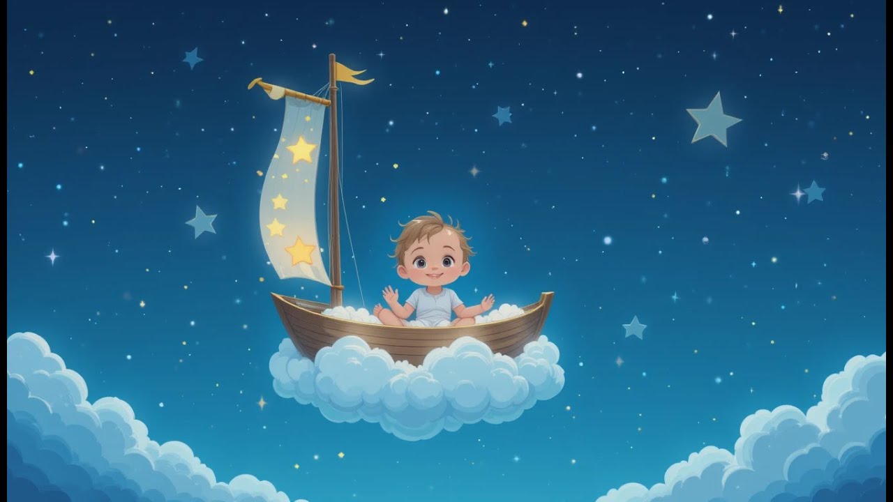 In the Sky So Deep and Blue | Calming Sky Song for Kids | Peaceful ...