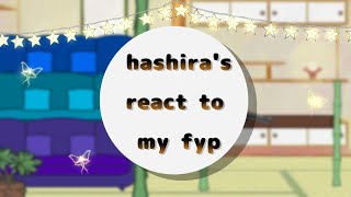 hashira's react to my fyp||mama giyuu||weird humour||no ships||●•Fritzy-chan •●