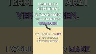 How to Book a Doctor's Appointment in German 📞🗓️