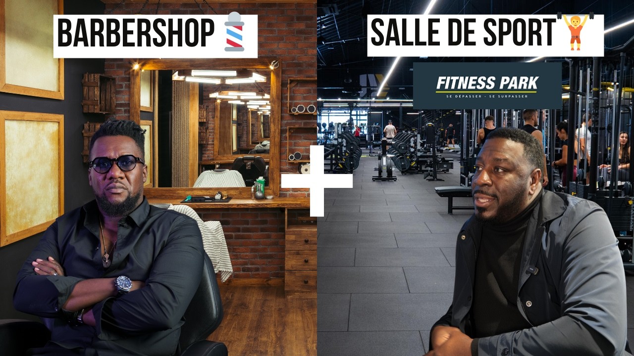 Il ouvre des barbershops dans des salles de Sport Fitness Park (Fit' Care)  @TF1INFO  @fitnesspark