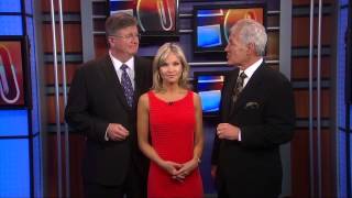 Alex Trebek, Jennifer Gilbert and Jeff Barnd