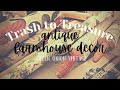 Antique Farmhouse Rolling Pin & Cutting Board DIY Upcycling Projects | Trash to Treasure for Resale