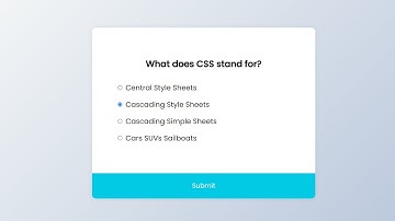 Create a Quiz App using HTML CSS & JavaScript | Quiz Web App using JavaScript