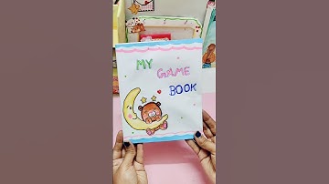 Game Book Diy (🎮-📒)!#ytshorts#artandcraft#craftersiddhiartworld .