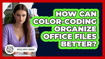 How Can Color-coding Organize Office Files Better? - Office Supply Insider