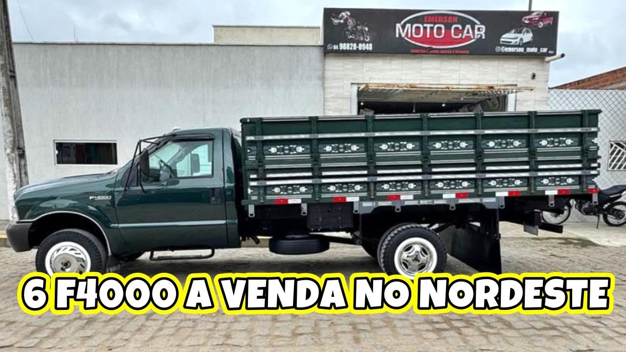 6 FORD F4000 NO NORDESTE PARA VENDER , SETEMBRO 2025 ,NO VÍDEO OS DETALHES