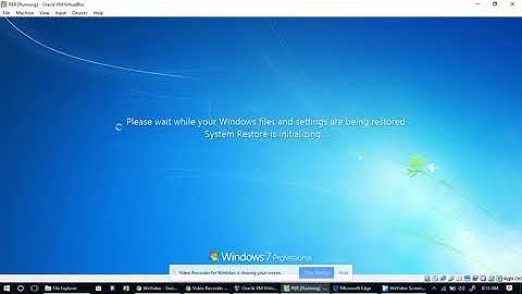 HOW TO RESTORE  WINDOWS 7 TO A SYSTEM RESTORE POINT