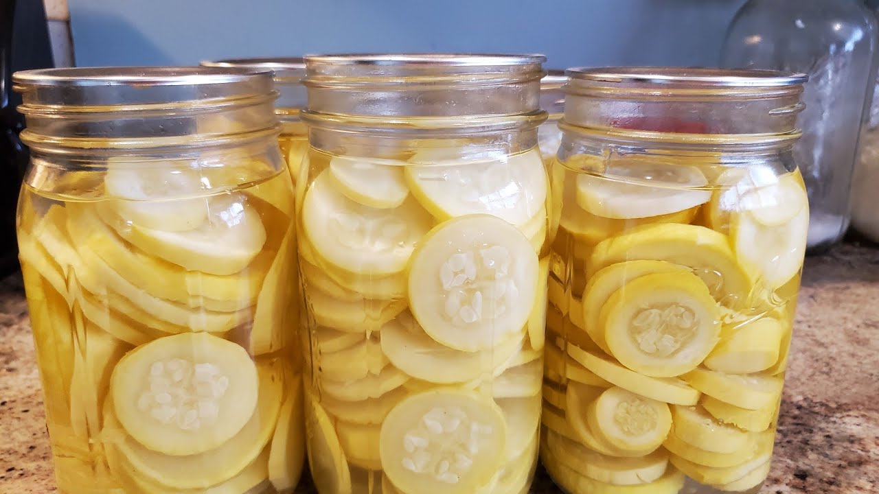 Canning Squash For Frying/Alabama Prepper YouTube