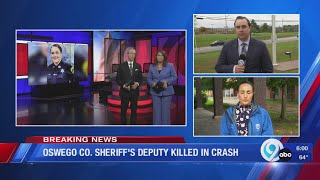 Oswego County Sheriff's Deputy killed in crash