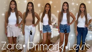 ZARA, PRIMARK, LEVI’S Clothing Haul & Try On | August