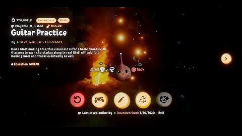 Dreams PS4 - Guitar Practice Tool Showcase