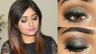 Sangeet Makeup Tutorial : Blue Gold Smoky Eye | corallista