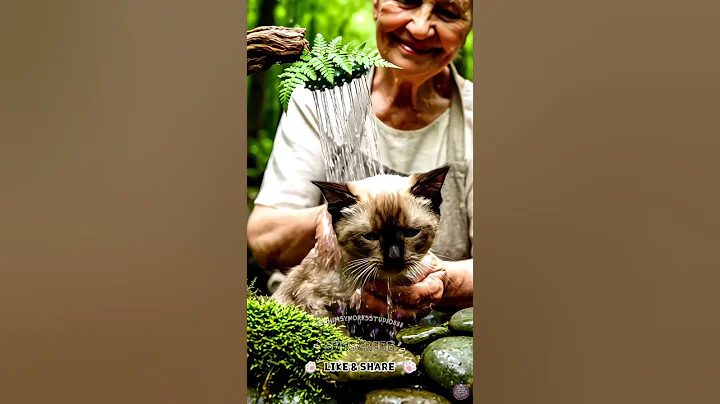 Video 11628361: blue eyed siamese cat, beautiful siamese cat, siamese cat love, adorable kitten bath, kitten enjoying bath