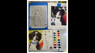 DIY Pet Portrait Fun Art Kit- Penny Doodle