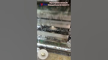 Hydraulic Hinge Connecting Part Press Machine Punching Tooling #powerpress #punchingdie