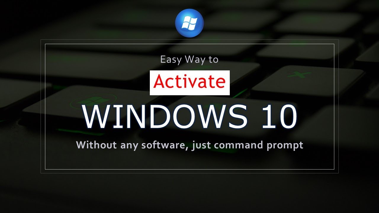 Easy Way to Activate Windows 10 best free method 2021 - YouTube