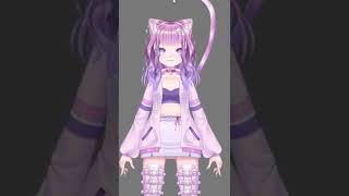 Physics on toggles | Hair Change and swap| Live2dModel |