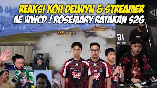 STREAMER REACTION AE 12-KILL WWCD - ROSEMARY WIPES S2G | PMGO FINALS
