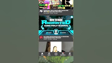 HOW TO MAKE ANIMATED GAMING OVERLAY ON ANDROID #SHORTS #SKTECHPRO💡