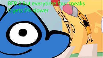 BFB 2 but every time four speaks it gets 5% slower + read the description for more detail