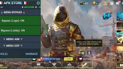 Codm global Mod Menu injecter V1.0.35 |Wallhack,Aimbot, Esp, garena 1.6.35v,