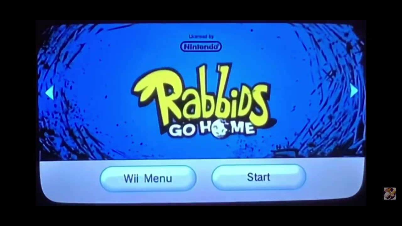 Rabbids Go Home Wii Disc Channel Intro - YouTube