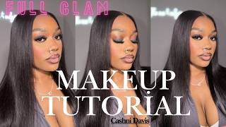 Full glam makeup tutorial ꨄ︎ * Very Detailed * | CASHNI DAVIS