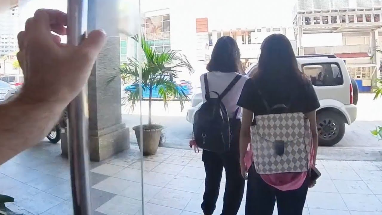 🇵🇭 Красивые девушки возле моего ОТЕЛЯ в городе Давао!!!