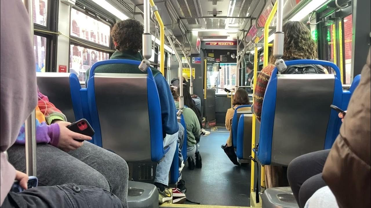 CTA On Board Riding 2014 Nova LFS Bus 7981 on Route 8 Halsted from