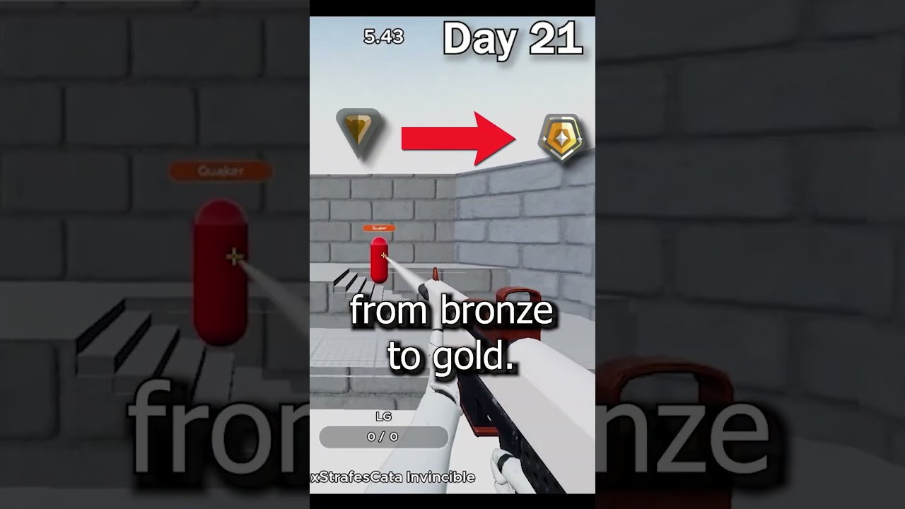 USING AIM TRAINER EVERYDAY FOR A MONTH TO GET GOLD IN VALORANT
