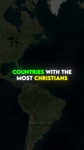 Countries with the Most Christian Population in 2024 #religion #shorts