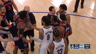 INSANE GAME! New York Knicks vs Brooklyn Nets Final Minutes ! 2023-24 NBA Season