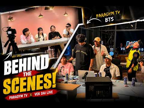 Paradym TV Ko BTS Ma K K Bho?! 😱 | Vek Dai Live Ko Experience @ParadygmTV @vek.official