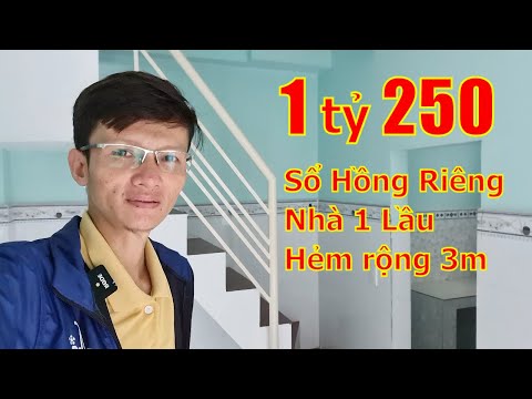 Nhà 1 lầu Quận 8 dưới 2 tỷ, Sổ Hồng Riêng, đường Bình Đông P14Q8, thông hẻm 85 Hoài Thanh