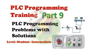 PLC Programming Training  Part 9 (Student-Beginner)-Timer and Counter