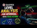Quotex Level Analysis for Reversal with Price Action #quotex #trading #trader #priceaction #level