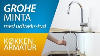 PRODUKT | Grohe Minta køkkenarmatur med udtræks-tud